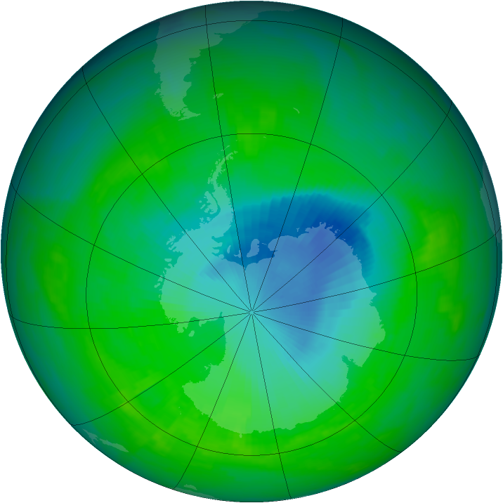 Ozone Map 1984-11-24
